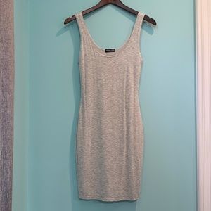 Fashion Nova Can't Go Wrong Dress Heather Grey